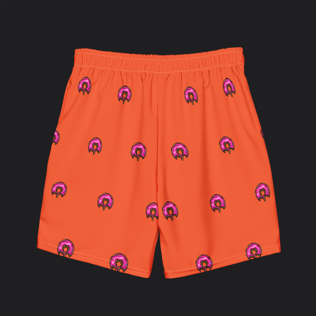 <Donuts Swim Trunks Orange>