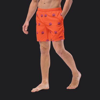 <Donuts Swim Trunks Orange>