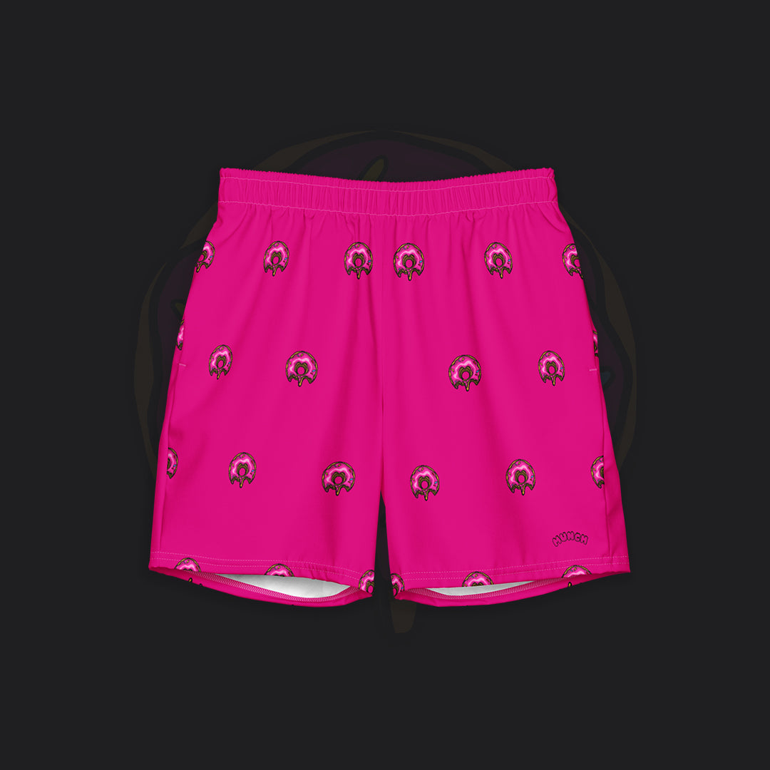 <Donuts Swim Trunks Pink>