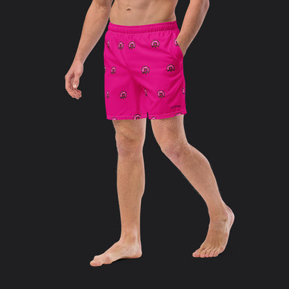 <Donuts Swim Trunks Pink>