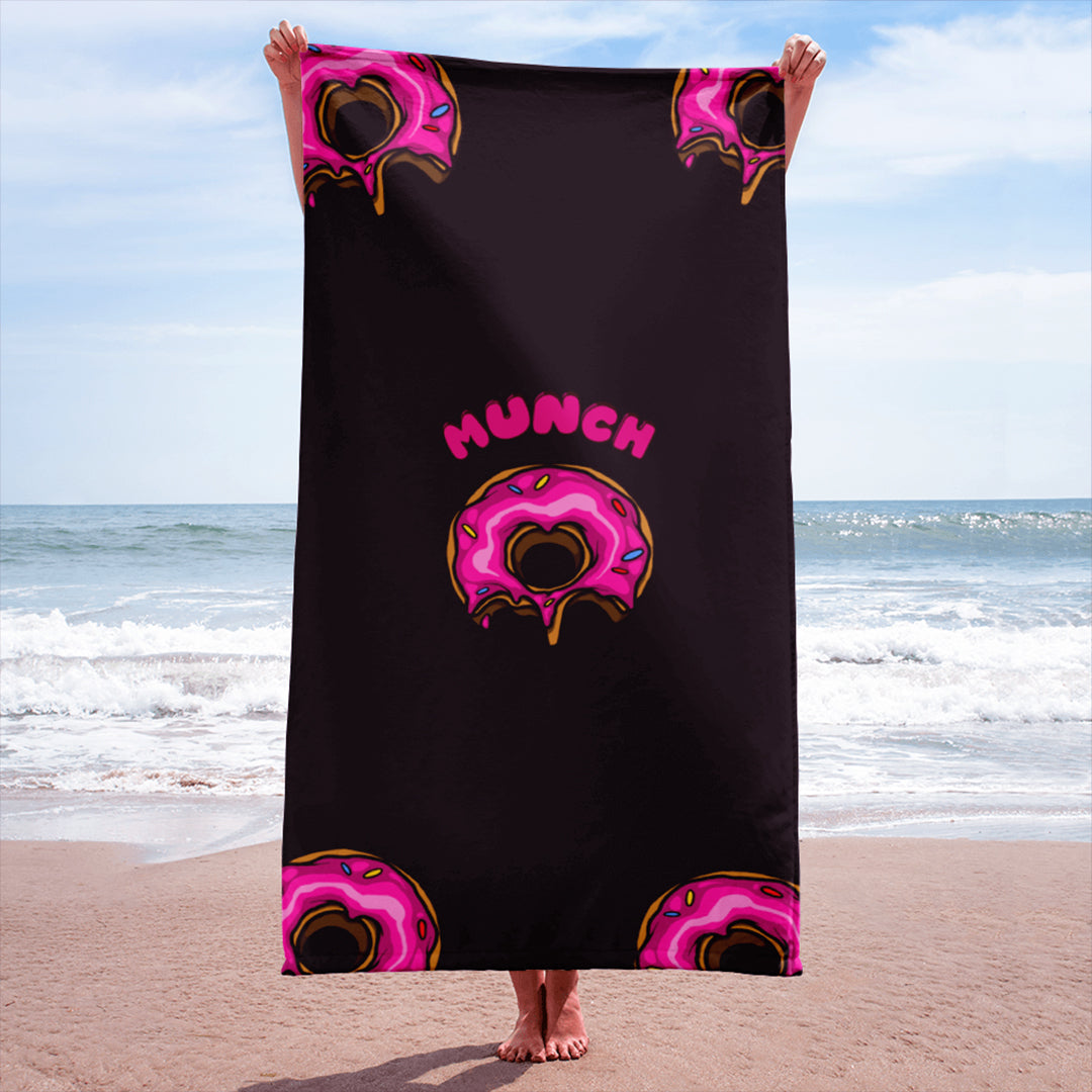 <Munchie Beach Towel>