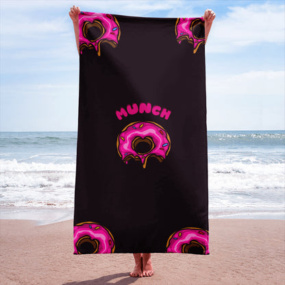 <Munchie Beach Towel>